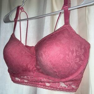 Brand new!!! Size 36DD or M-DD, color pink, bra from Victoria’s Secret.